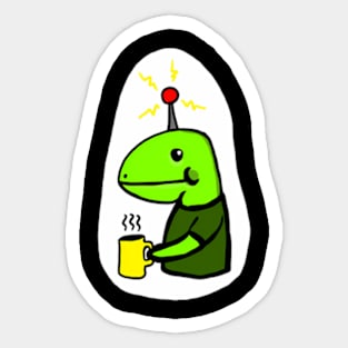 Radio Lizard No 2 Sticker